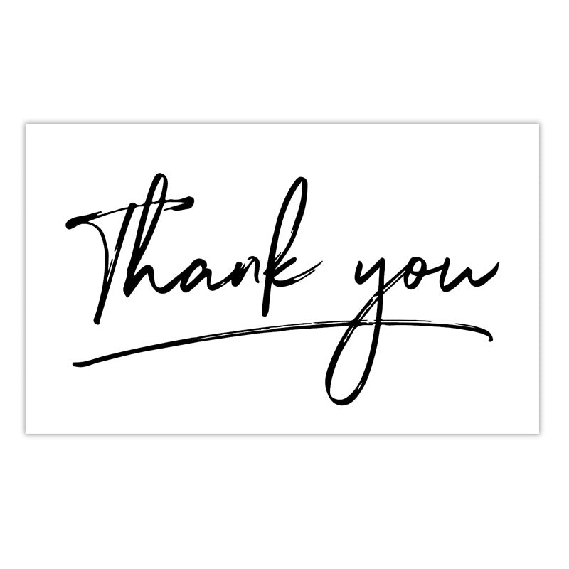 Simple Gift Packaging Greeting Coated Paper Card